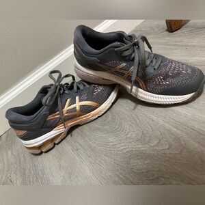 Asics gray and pink Sneakers